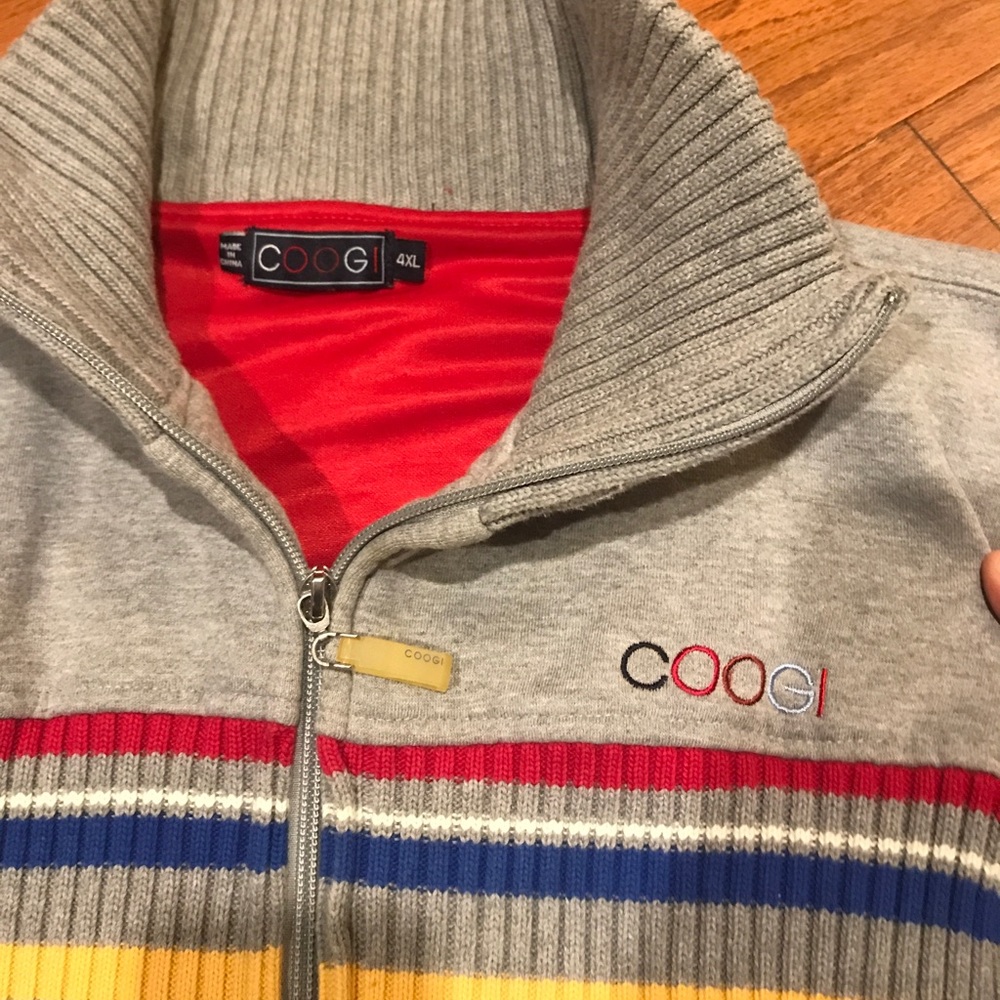 Men’s COOGI sweater jacket.